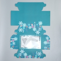 Коробка для капкейков складная с двусторонним нанесением &laquo;Мечты сбудутся&raquo;, 25 х 17 х 10 см, Новый год