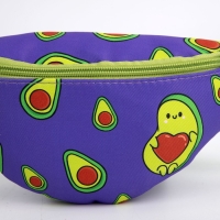 Сумка детская для девочки поясная &laquo;Авокадо&raquo; 20 см х 10 см х 6 см
