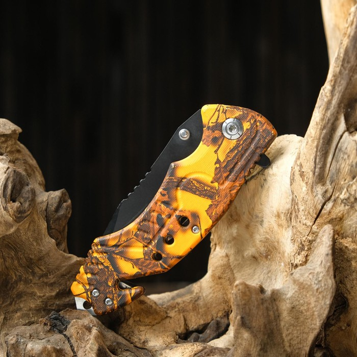 Нож складной Нож складной "Тигр" 19,5см, клинок 85мм/1,2мм, микс