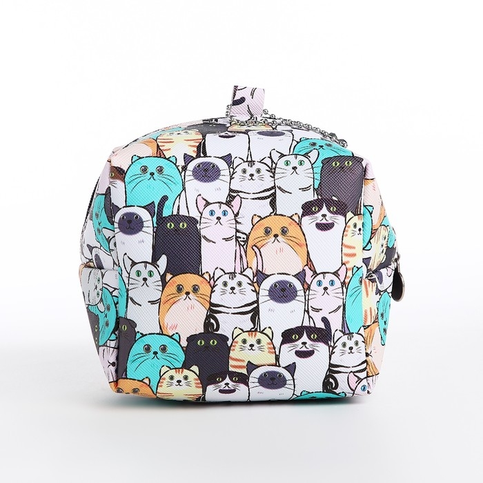 Косметичка-монетница на молнии, цвет разноцветный