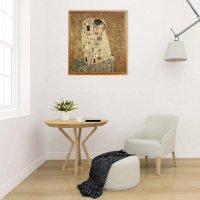 Гобеленовая картина "Климт-Поцелуй" 76*68 см Гобеленовая картина "Климт-Поцелуй" 76*68 см