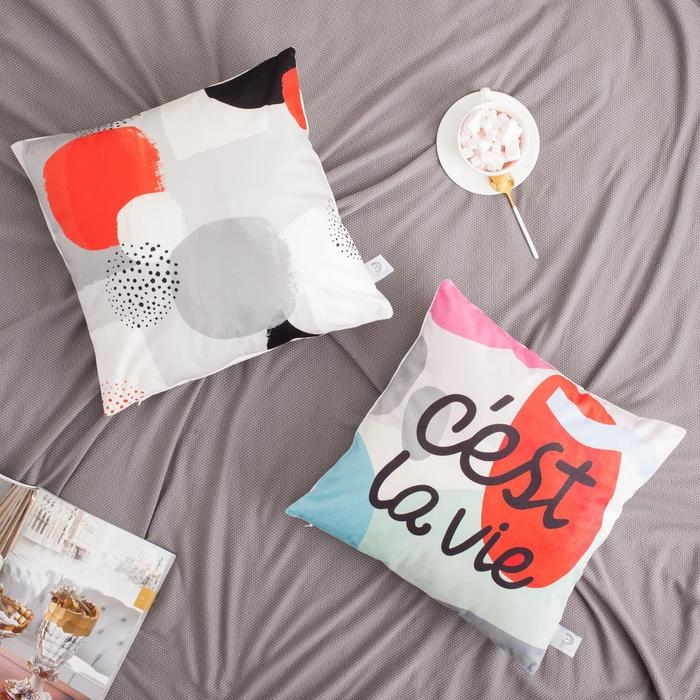 Наволочка декоративная &laquo;Этель&raquo; Moonlight 40х40 см, 100% п/э, велюр