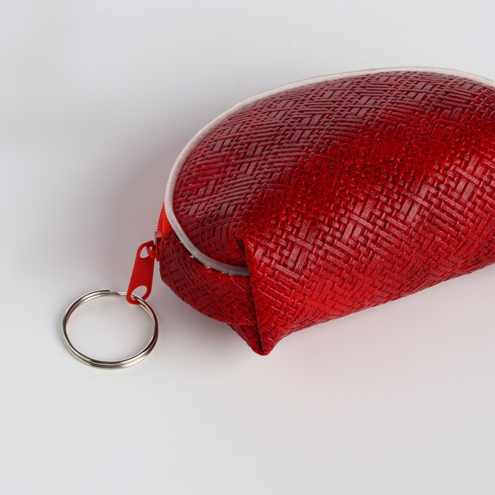 Кошелёк женский на молнии, цвет красный Кошелёк женский на молнии, цвет красный