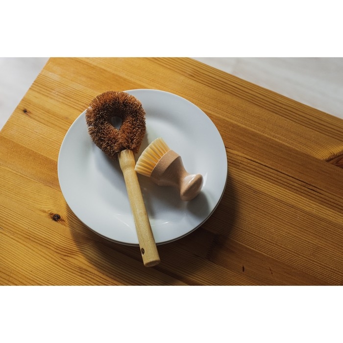 Щётка для посуды Доляна &laquo;Лотос&raquo;, круглая
