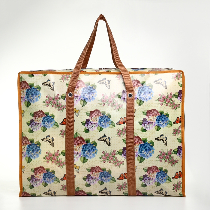 Сумка хозяйственная без застёжки, цвет бежевый