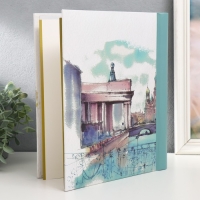 Фотоальбом на 20 магнитных листов 23х28 см, внутр. спираль "SPb" Санкт-Петербург. Банковский