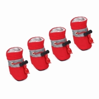 Ботинки для собак "Уют" с утяжкой, набор 4 шт, размер 1 (3, 5 х 2, 5 см), красные Ботинки для собак "Уют" с утяжкой, набор 4 шт, размер 1 (3, 5 х 2, 5 см), красные