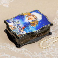 Шкатулка &laquo;Сказки&raquo;, 12&times;16 см, лаковая миниатюра, микс