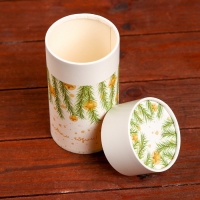 Коробка "С Новым годом" завальцованная без окна 8 х 14,5 см Коробка "С Новым годом" завальцованная без окна 8 х 14,5 см