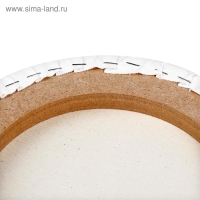 Холст круглый на подрамнике Calligrata, d-25 см, 2 см, хлопок 100%, акриловый грунт, cреднезернистый, 380 г/м&sup2;