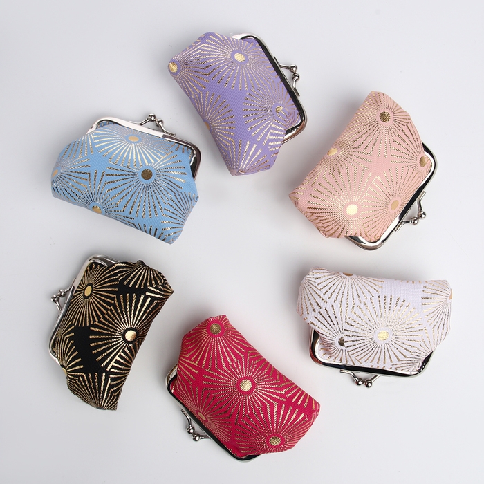 Кошелёк женский на фермуаре, цвет МИКС Кошелёк женский на фермуаре, цвет МИКС