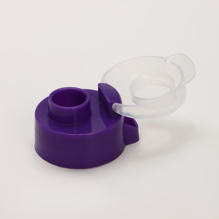 Бутылка для воды &laquo;Люби себя&raquo;, 600 мл, цвет фиолевовый