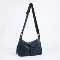 Сумка-мешок на молнии цвет синий Сумка-мешок на молнии цвет синий