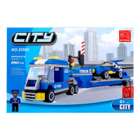 Конструктор «Тягач с прицепом», 248 деталей Конструктор «Тягач с прицепом», 248 деталей