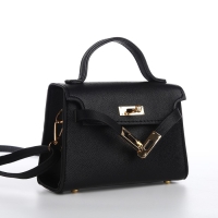 Сумка женская-мессенджер, цвет черный 19*13*7 см Сумка женская-мессенджер, цвет черный 19*13*7 см