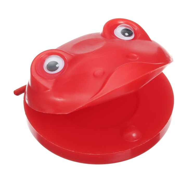 Набор погремушек «Лягушата: кастаньеты + перкуссионный маракас, 3 шт., цвет красный, Крошка Я Набор погремушек «Лягушата: кастаньеты + перкуссионный маракас, 3 шт., цвет красный, Крошка Я