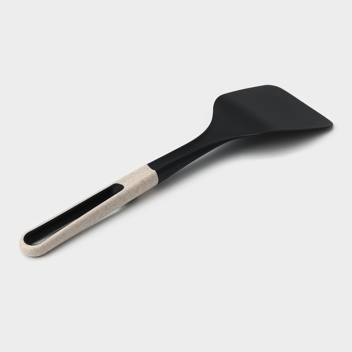 Лопатка Доляна Pronto, 35&times;9,5 см, цвет белый, чёрный