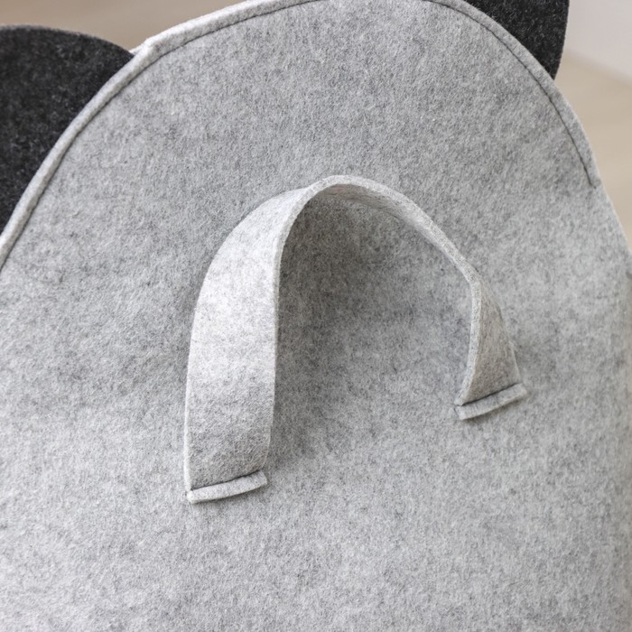 Органайзер для хранения Funny &laquo;Котун-толстун&raquo;, 42&times;24&times;58 см, 15 л, цвет серый