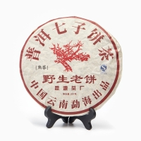 Китайский выдержанный черный чай "Шу Пуэр. Дикорастущий", 357 г, 2008 г, Юньнань, блин Китайский выдержанный черный чай "Шу Пуэр. Дикорастущий", 357 г, 2008 г, Юньнань, блин