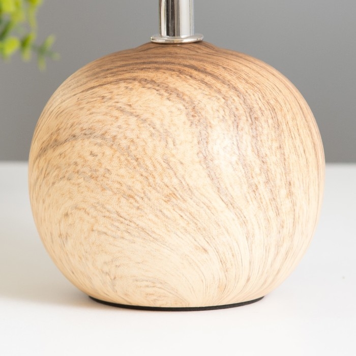 Настольная лампа "Линен" E14 40Вт коричневый 15х15х28 см RISALUX