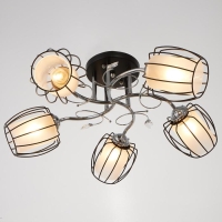 Люстра Светогор 59091 5x60Вт хром/черный Люстра Светогор 59091 5x60Вт хром/черный