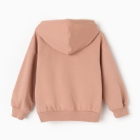 Толстовка для девочек НАЧЕС, цвет бежевый, рост 116