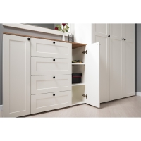 Комод Остин 16.221, 1200х419х993, Белый/ Дуб Вотан Комод Остин 16.221, 1200х419х993, Белый/ Дуб Вотан