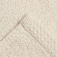 Полотенце махровое LoveLife "Twined" 30х60 см, цвет молочный, 100% хлопок, 420 гр/м2 Полотенце махровое LoveLife "Twined" 30х60 см, цвет молочный, 100% хлопок, 420 гр/м2