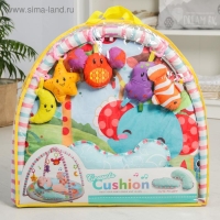 Развивающий коврик с дугами &laquo;Слоник и друзья&raquo;, 5 элем. с музыкой, Крошка Я