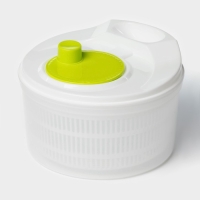 Центрифуга для сушки зелени "Оазис" 3,2 л, пластик, цвет бело-зеленый Центрифуга для сушки зелени "Оазис" 3,2 л, пластик, цвет бело-зеленый