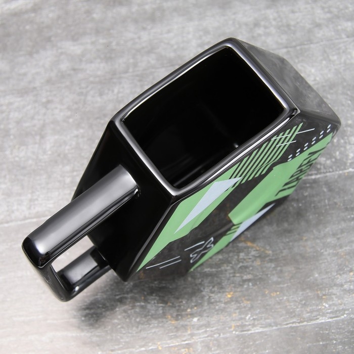 Кружка керамическая Zabey, 550 мл, цвет чёрный