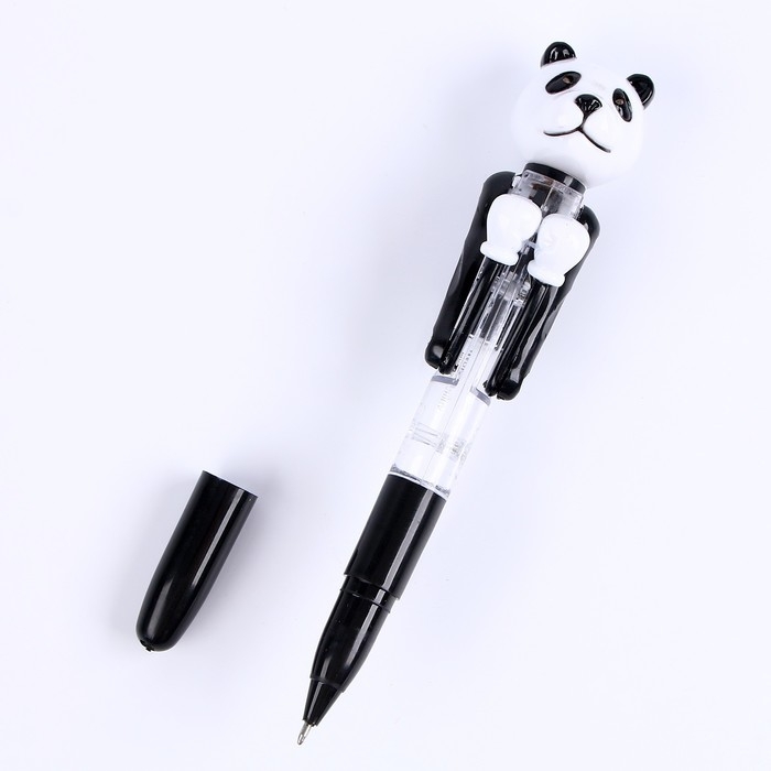 Прикол ручка «Панда», боксёр, светятся глаза Прикол ручка «Панда», боксёр, светятся глаза