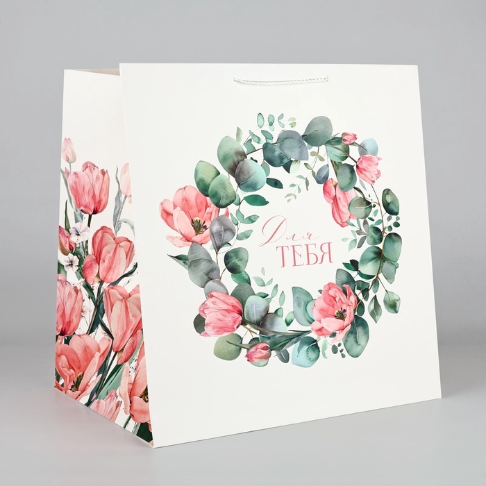 Пакет для цветов &laquo;Для тебя&raquo;, цветы, 42 х 44 х 32 см