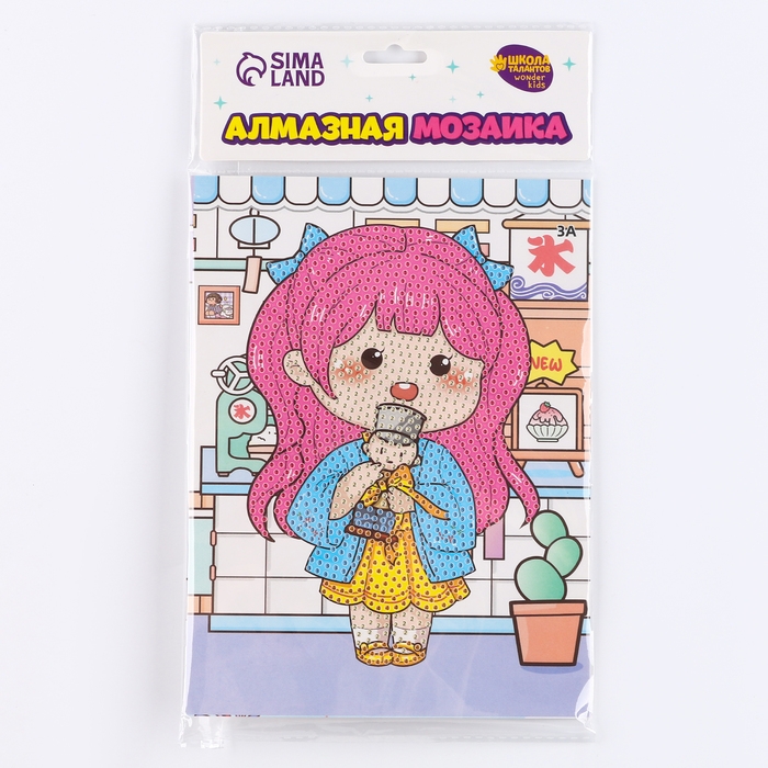 Алмазная вышивка &laquo;Ичиго&raquo;, 13,7 &times; 18,3 см, картон, с частичным заполнением