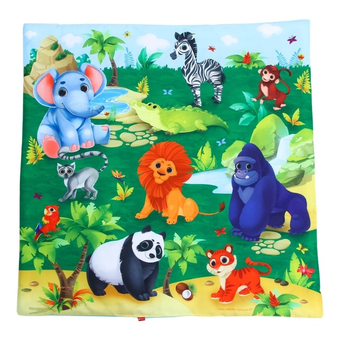 Развивающий коврик с дугами &laquo;Африка&raquo;, 85х85 см, Крошка Я