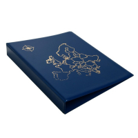 Альбом для монет на кольцах, формат Оптима 230 х 265 мм Calligrata "Карта", входит до 20 листов, обложка ПВХ, синий Альбом для монет на кольцах, формат Оптима 230 х 265 мм Calligrata "Карта", входит до 20 листов, обложка ПВХ, синий
