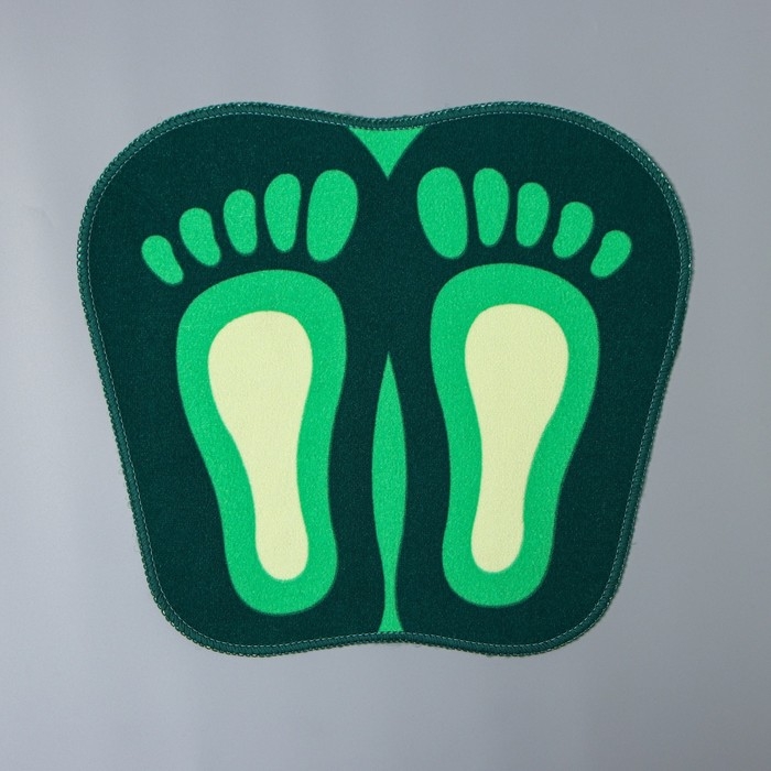 Коврик для дома Доляна &laquo;Следы&raquo;, 44&times;49 см, цвет МИКС