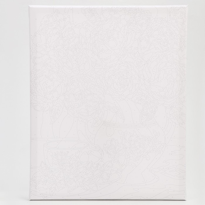 Картина по номерам на холсте с подрамником &laquo;Букет пионов&raquo;, 40 х 50 см