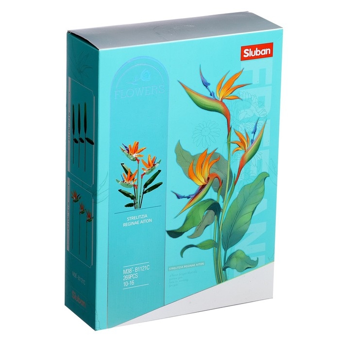 Конструктор «Цветы. Цветочная композиция», 269 деталей Конструктор «Цветы. Цветочная композиция», 269 деталей