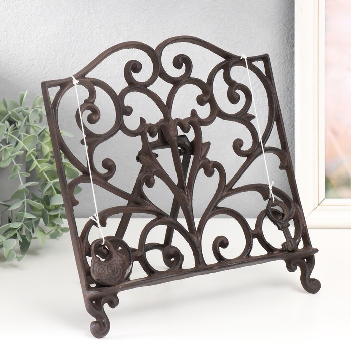 Сувенир чугун подставка "Ажурная ковка" 4,5х27х29,5 см