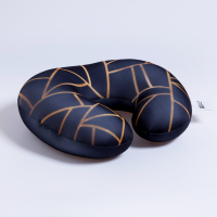 Подушка для путешествий антистресс &laquo;Золото на чёрном&raquo;