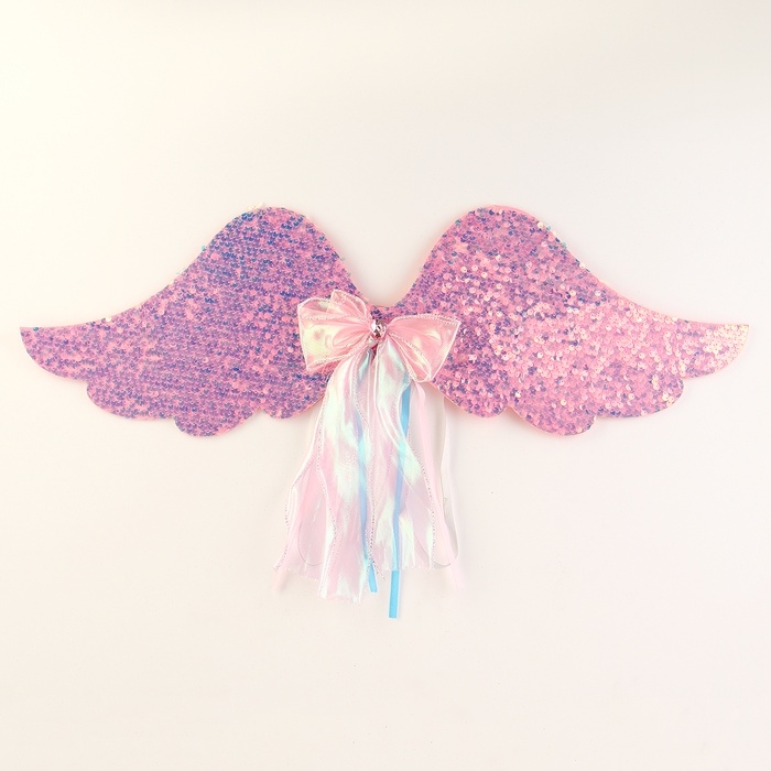 Карнавальный набор Карнавальный набор "Ангелочек" 2 предмета: юбка, крылья, цвет розовый