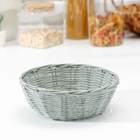 Корзинка для подачи Доляна &laquo;Плуг&raquo;, 18&times;18&times;6 см, цвет серый