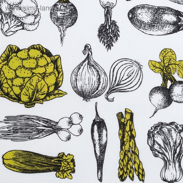 Полотенце кухонное &laquo;Овощи&raquo; 35х60&plusmn;2 см