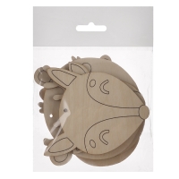 Новый год! Заготовки для творчества &laquo;Мордочки&raquo;