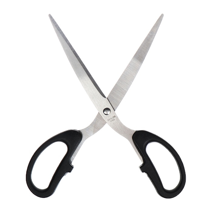 Ножницы канцелярские 21,0см Офис пластиковые ручки, европодвес Ножницы канцелярские 21,0см Офис пластиковые ручки, европодвес