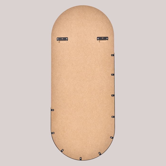 Зеркало настенное Зеркало настенное "Чёрный Рубин", в овальном корпусе, 110х45 см