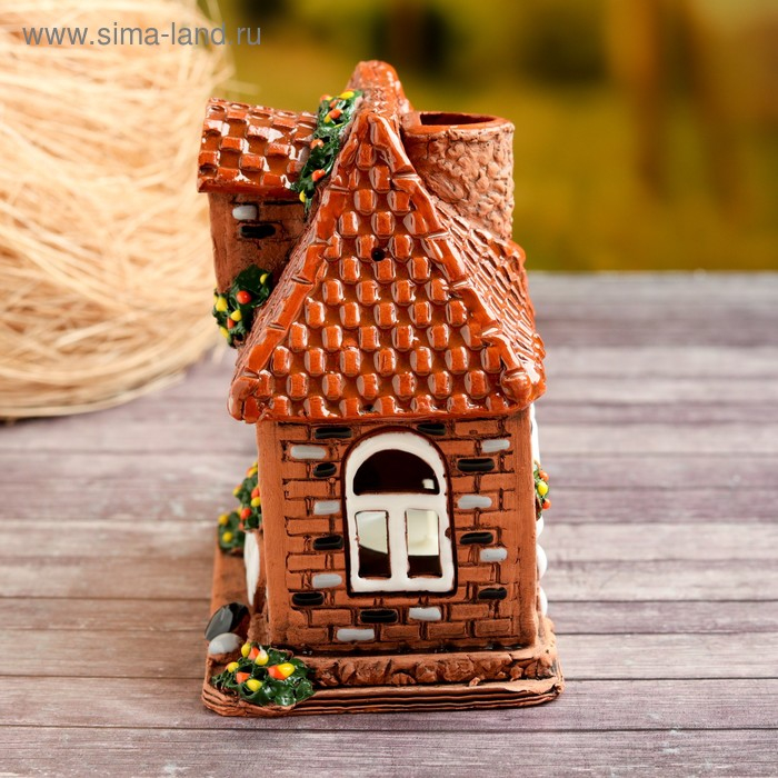 Аромалампа Домик &laquo;Натали&raquo;, ручная работа, микс, 12,5 см