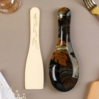 Подарочный набор &laquo;Тропики&raquo;: подставка под ложку, лопатка