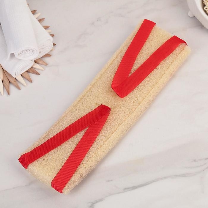 Губка для тела жёсткая «Шахтёрская», 36,5×11,5 см, цвет МИКС Губка для тела жёсткая «Шахтёрская», 36,5×11,5 см, цвет МИКС